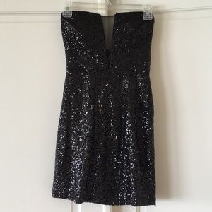 Sequin strapless dress